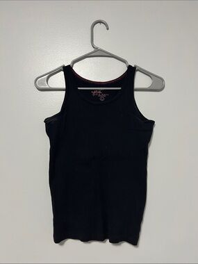 Old Navy Black Ribbed Tank Top - Women's Slim Fit Layering Tank